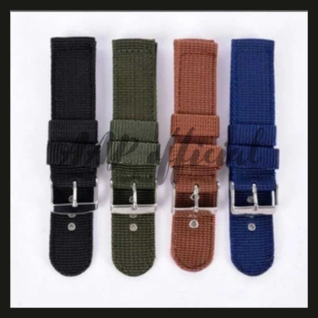 Tali Kanvas Jam Tangan Strap Tali jam Kanvas Nylon