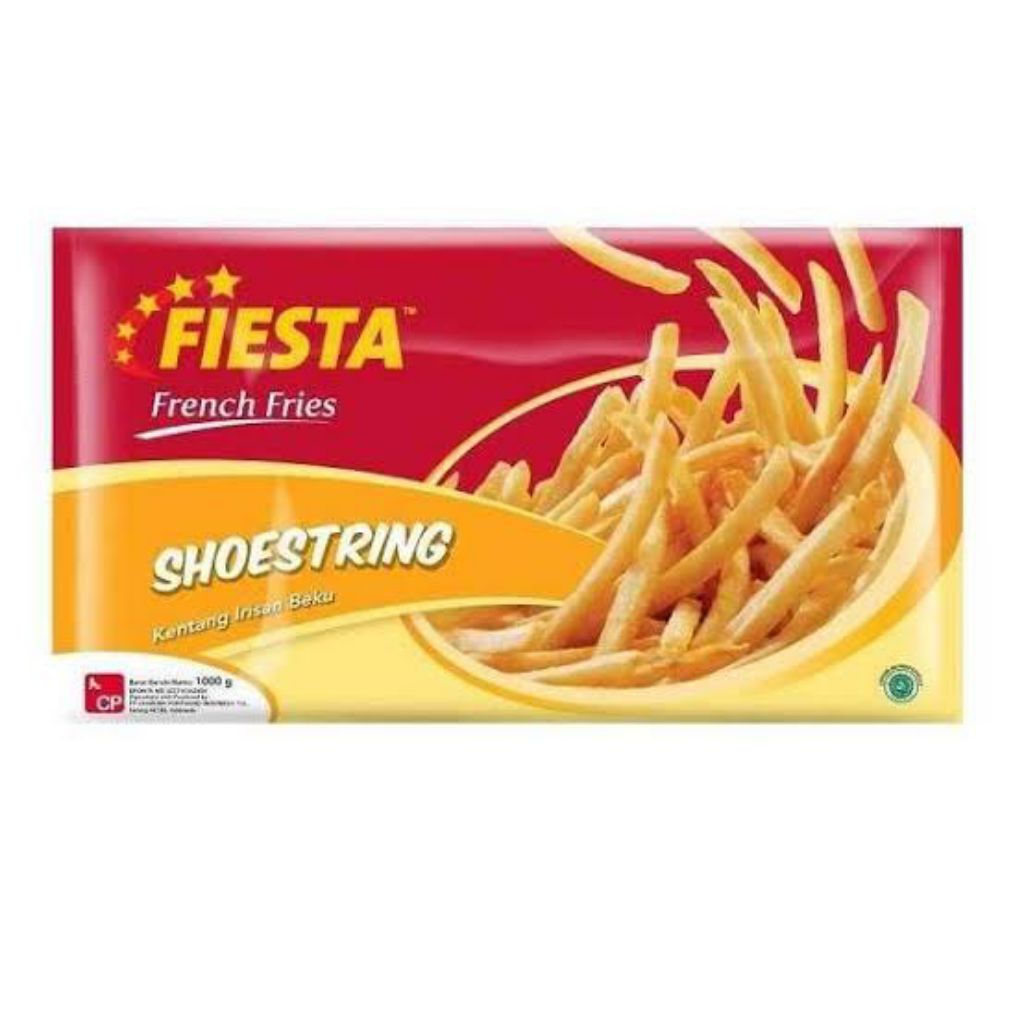 

Fiesta Shoestring French Fries / Kentang Goreng Beku 1 kg (Frozen Food)