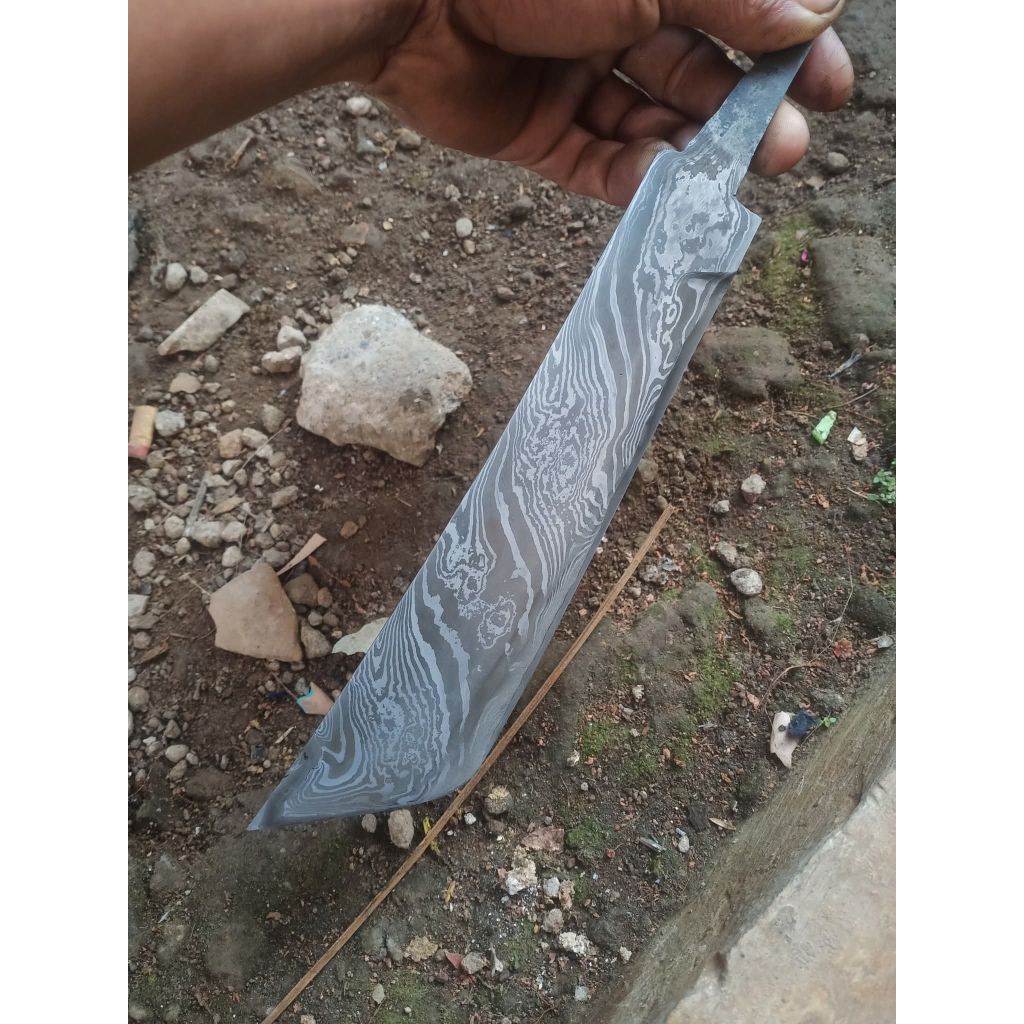 Blank Pisau Damaskus / Balik Mipih