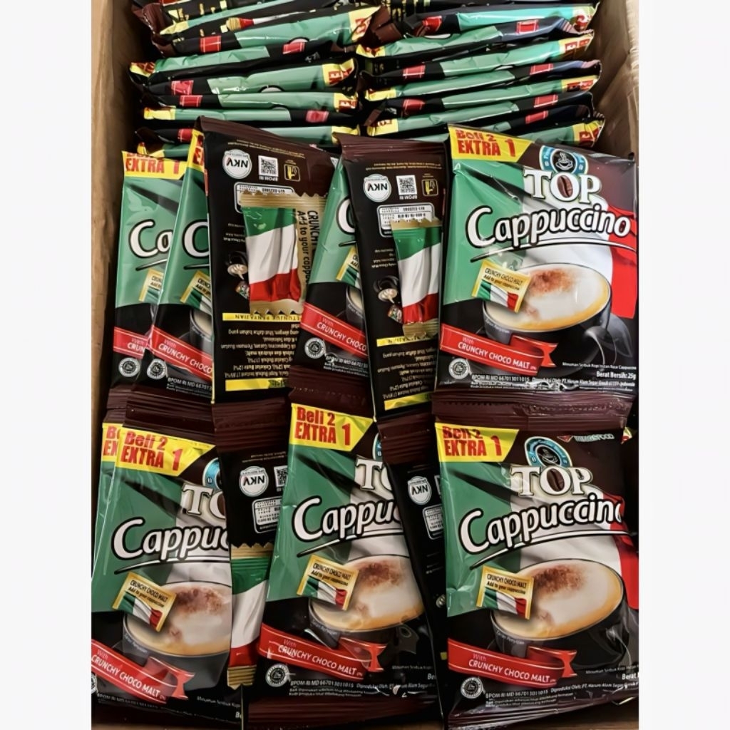 

Top Cappuccino 375 gr ( 15 Pcs x 25 gr )