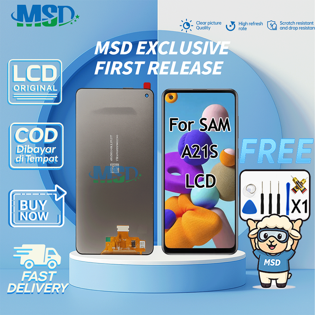 LCD For SAMSUNG A21S UNIVERSAL FULLSET Touchscreen LCD HP OG ASUGAR/MSD