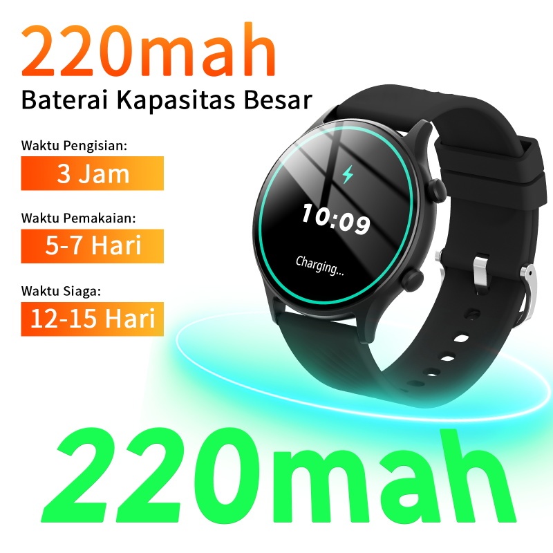 Cuci Gudang Skmei B53S Smartwatch Jam Tangan Smartwatch Pria Original Jam Monitor Tidur 220Mah