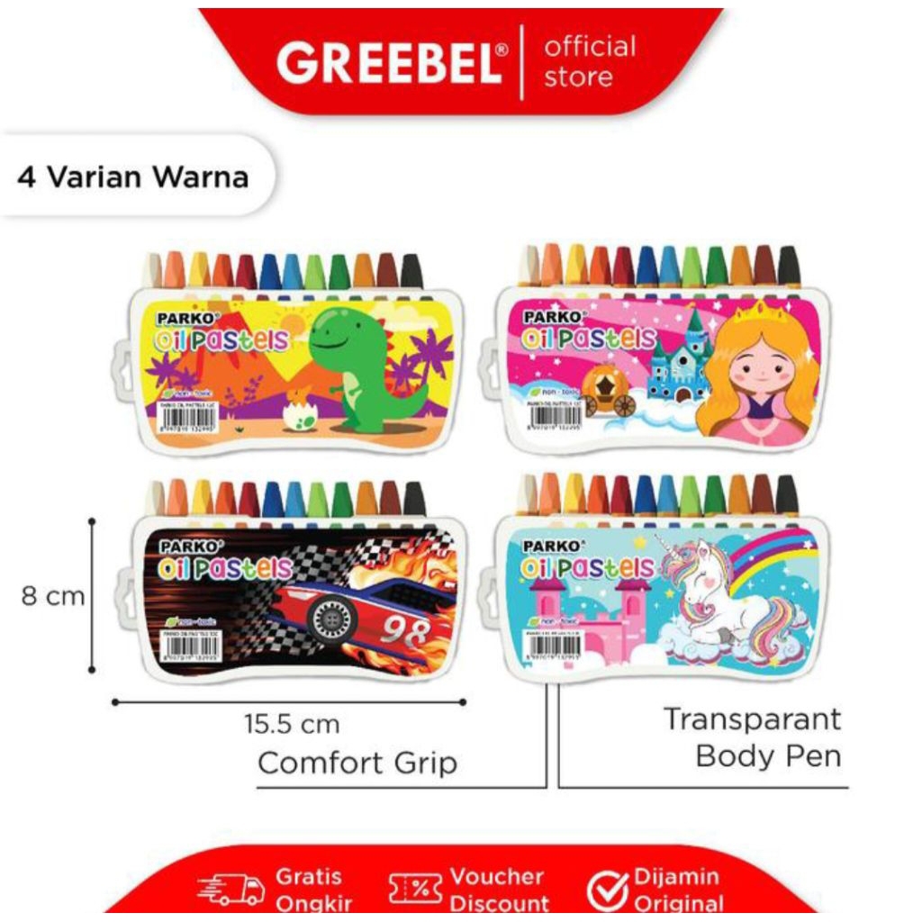 

PARKO OIL PASTELS/CRAYON BY GREEBEL