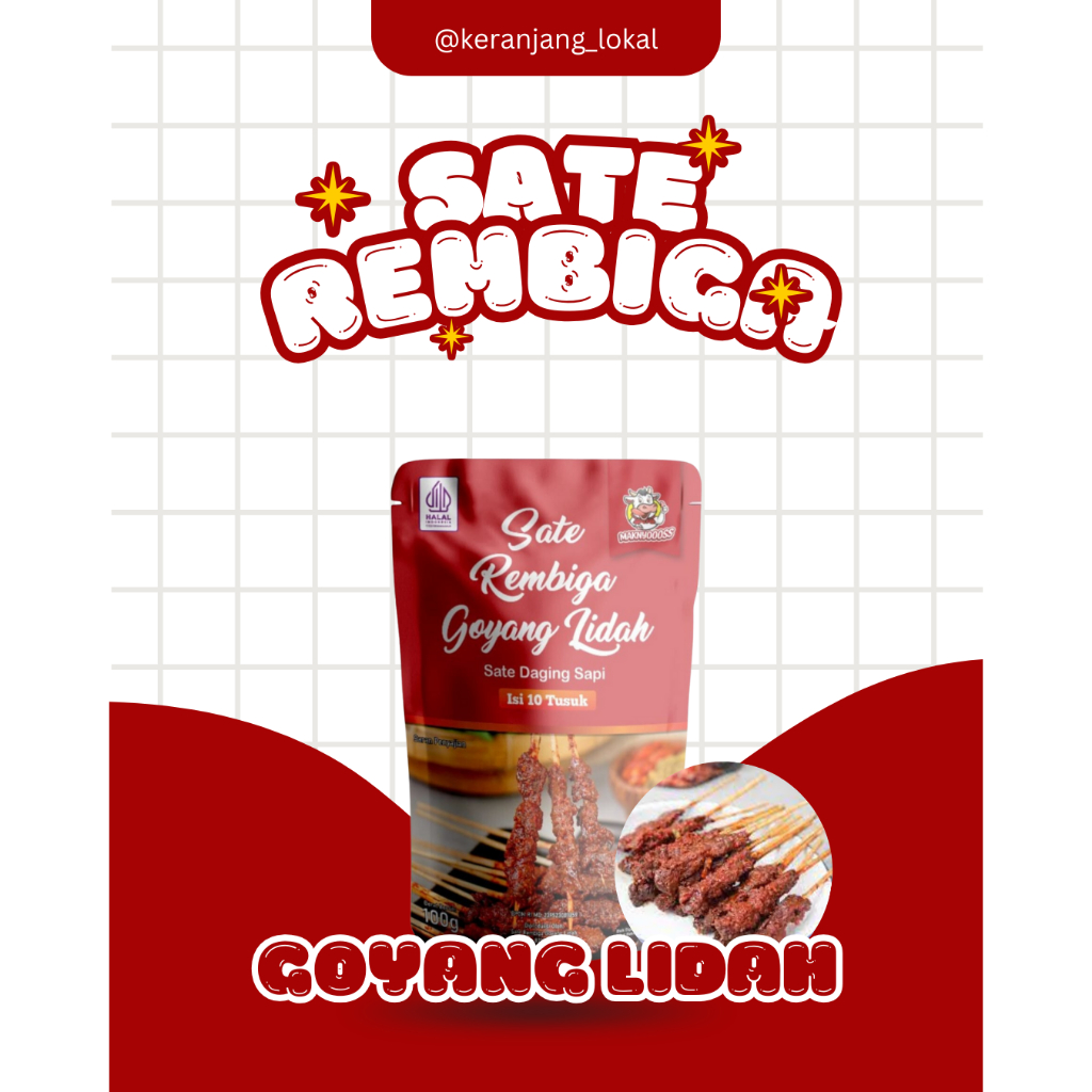 

Oleh Oleh Khas Lombok NTB Sate Rembiga Goyang Lidah