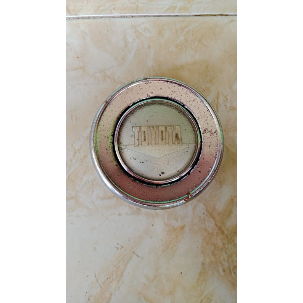 Tombol klakson setir mobil toyota klasik jadul bekas original