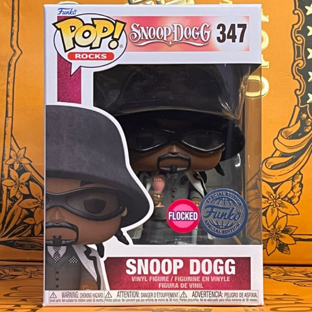 Funko Pop Rocks: Snoop Dogg - Snoop Dogg Flocked SE #347