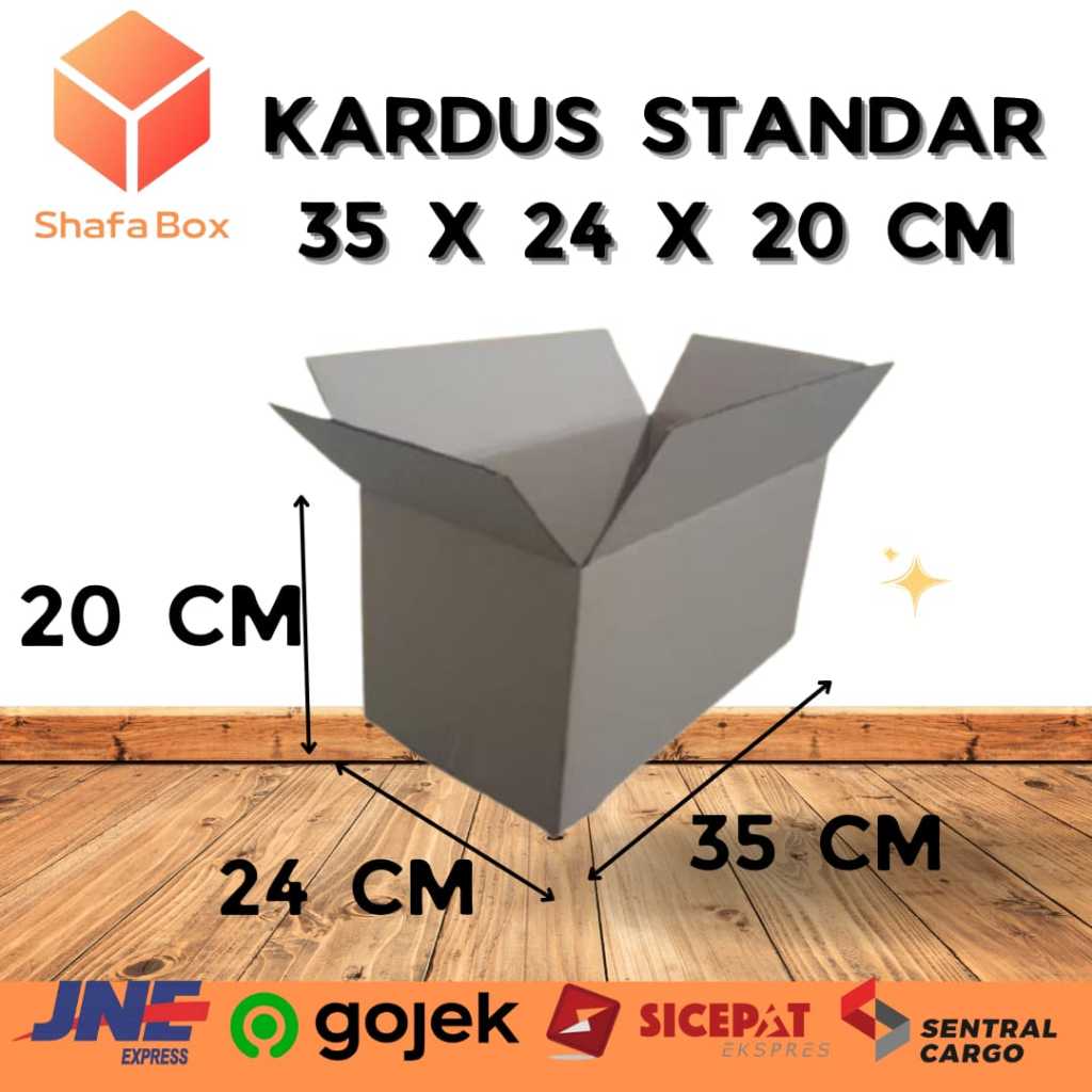 

Kardus Packing Polos 35x24x20cm