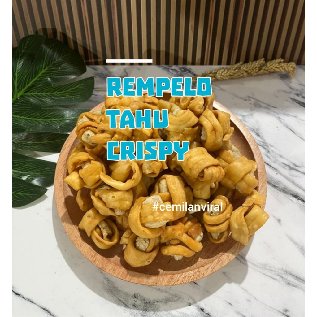 

Cemilan Viral Rempelo Tahu Crispy Snack Camilan