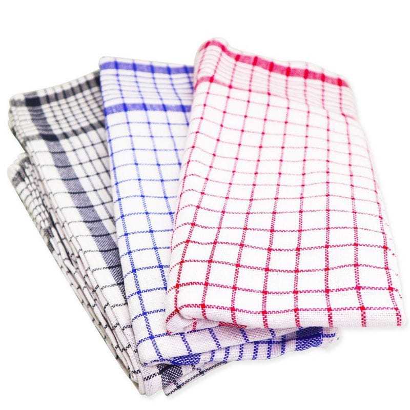 lap serbet kotak kotak lap dapur serbet