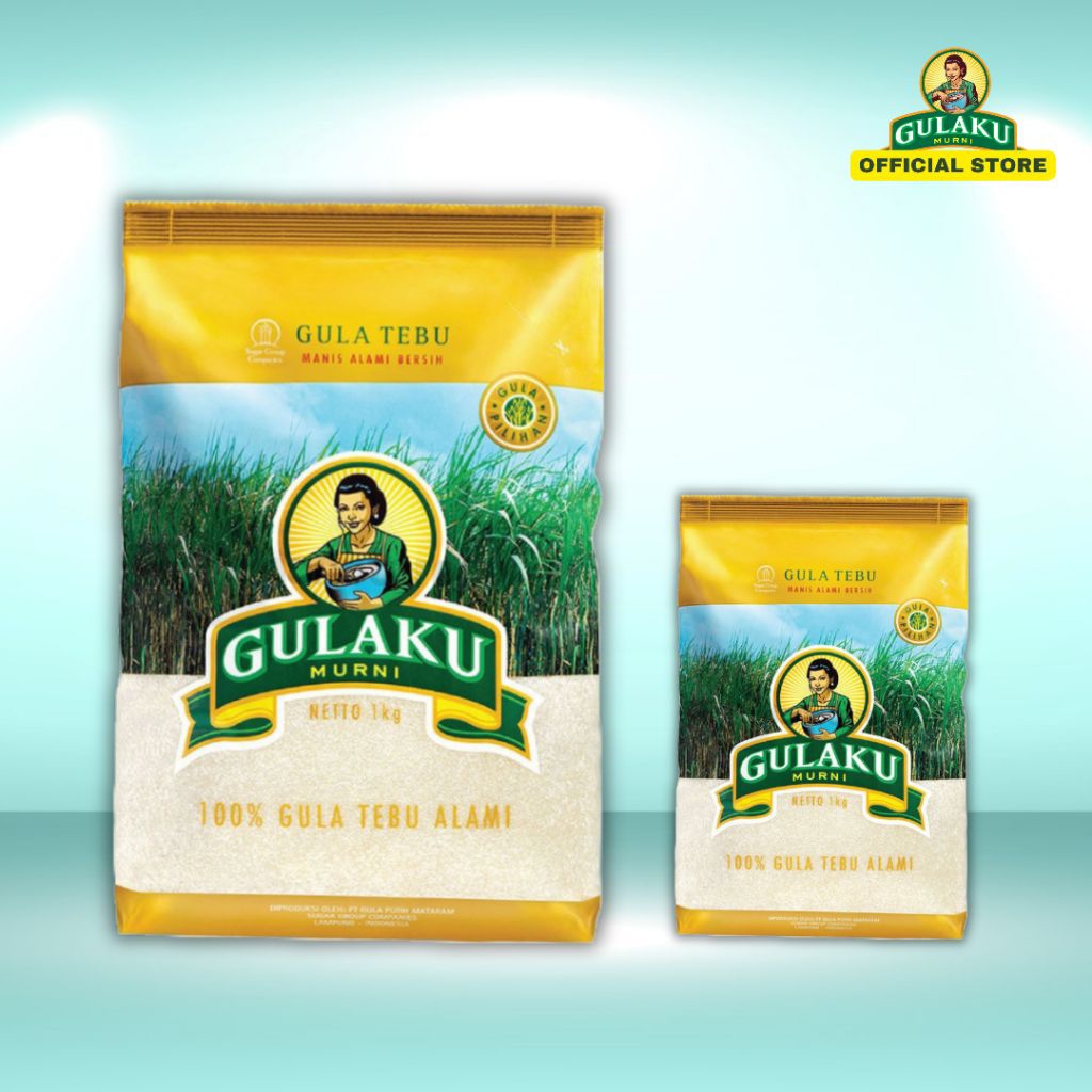 

Gula Pasir Tebu Kuning Gulaku 1Kg