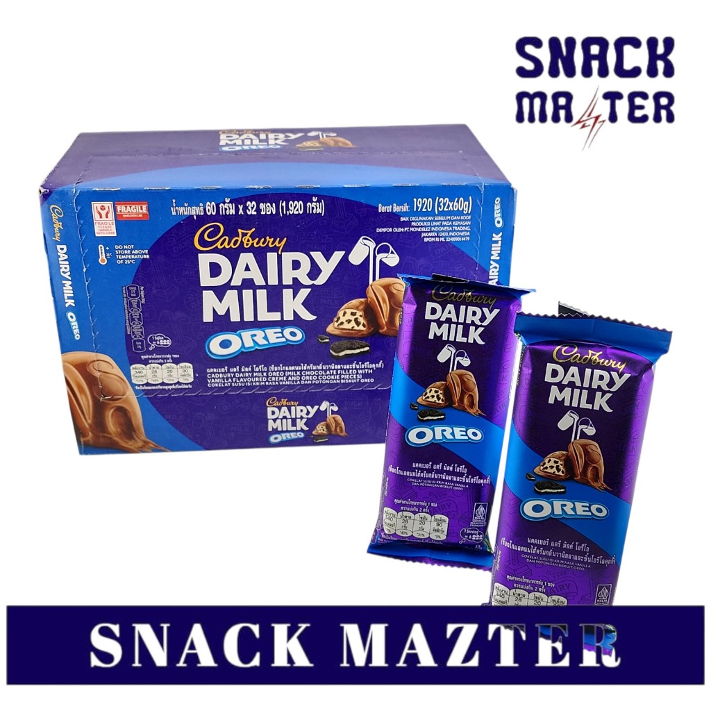 

Cadbury Dairy Milk Oreo BOX - Netto 60gr x 32 pcs