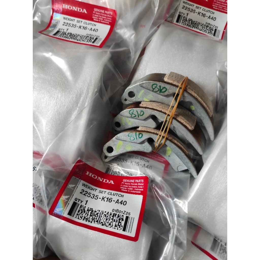kampas ganda only original honda-22535-K16-A40- beat fi