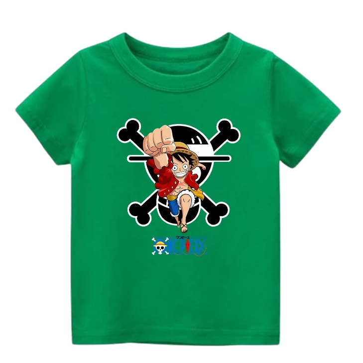 Kaos OnePiece Luffy Anak Laki Laki dan Perempuan - Baju Luffy Onepiece Anak -  Atasan One Piece Anak