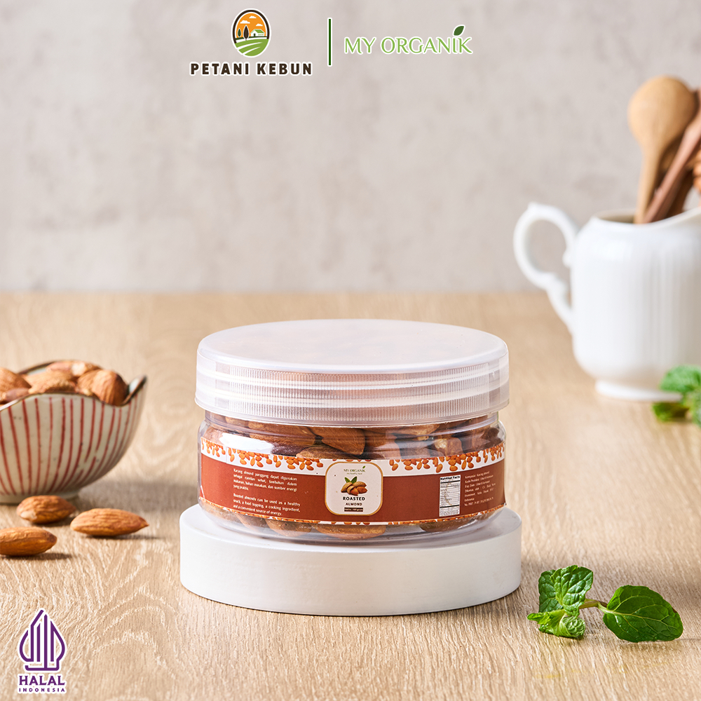

My Organik Kacang Almond Panggang Premium Roasted Almond Grade A California 180gr 300gr 350gr