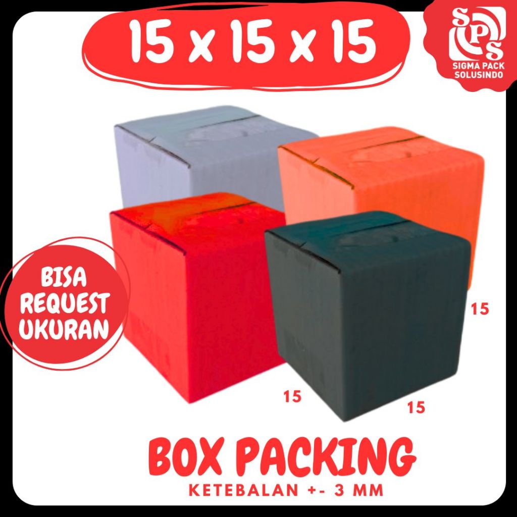 

Box 15x15x15 A1 / Kardus 15x15x15 A1 Packing Karton / Dus 15x15x15 A1 Kotak Botol Kemasan Zigma Shop