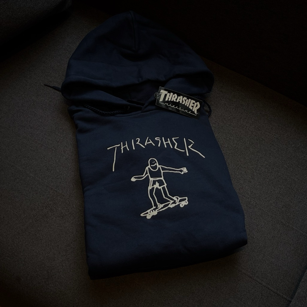 HOODIE THRASHER GONZ NAVY