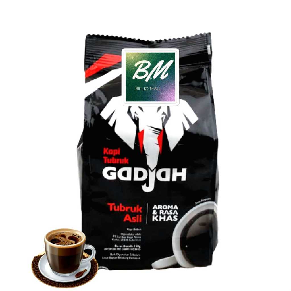 

Kopi Gadjah Tubruk Pouch 138gr Kopi Hitam Asli