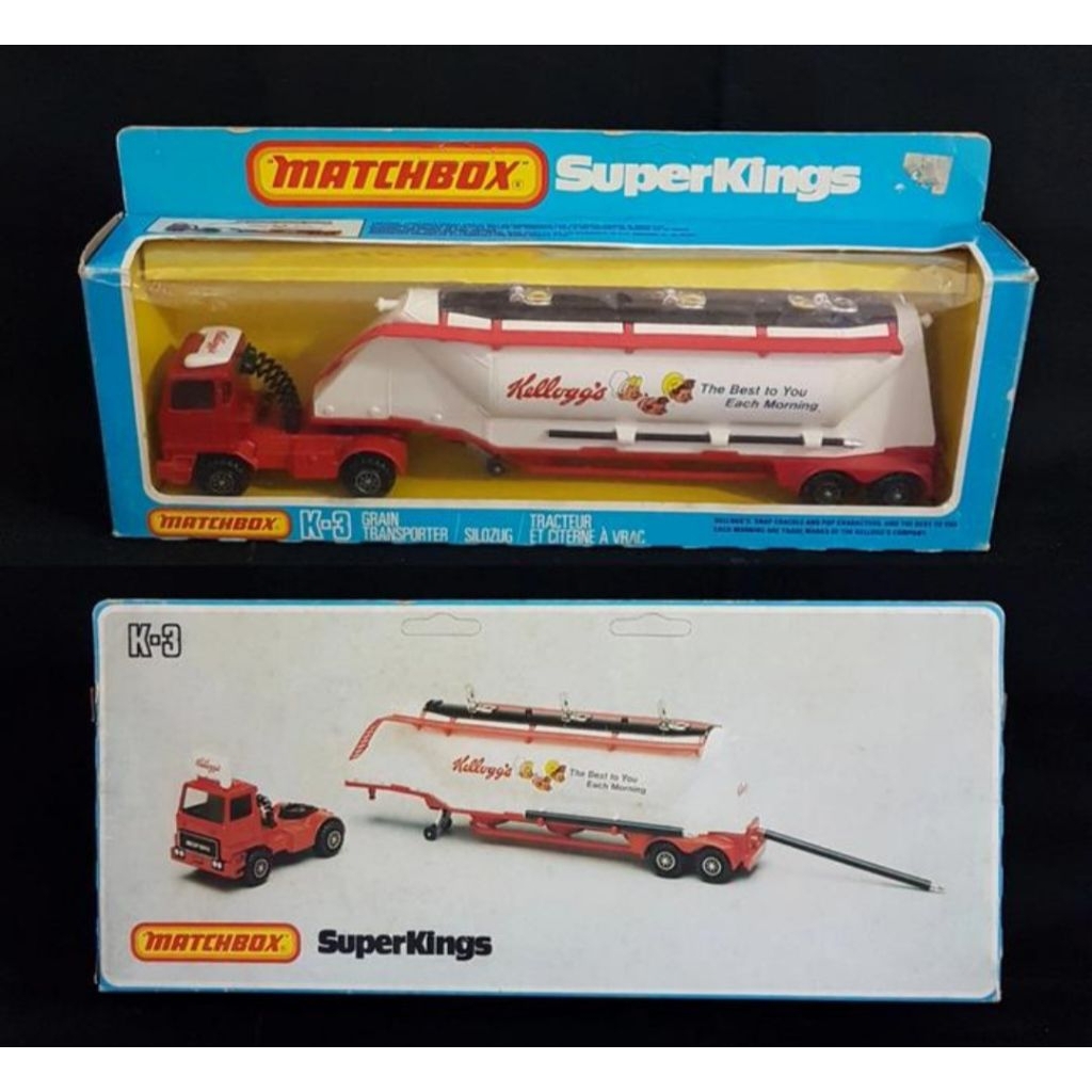 Matchbox Super Kings K3 Grain Transporter Kellogg's