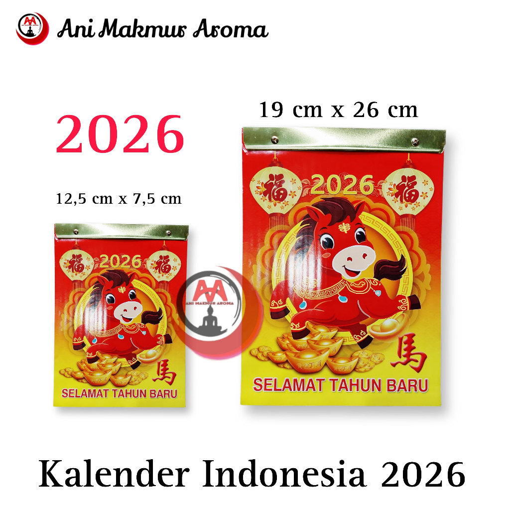 

Calender Kalender Jawa Arab Chinese Robek Sobek Harian Tahun Baru 2026