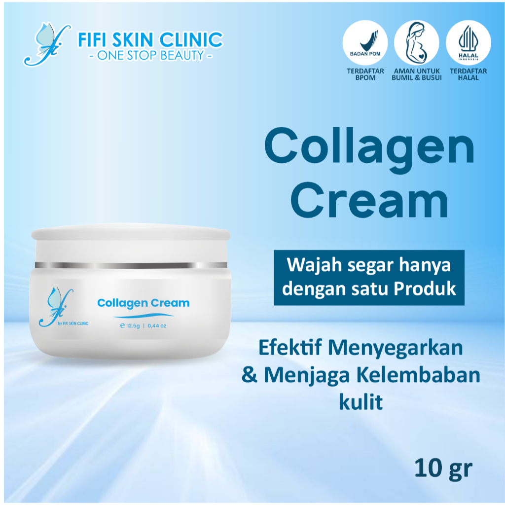 FI COLLAGEN dr Fifi Festiany FIFI SKIN CLINIC / Mengenyalkan wajah , Pelembab , Menyamarkan Kerutan 