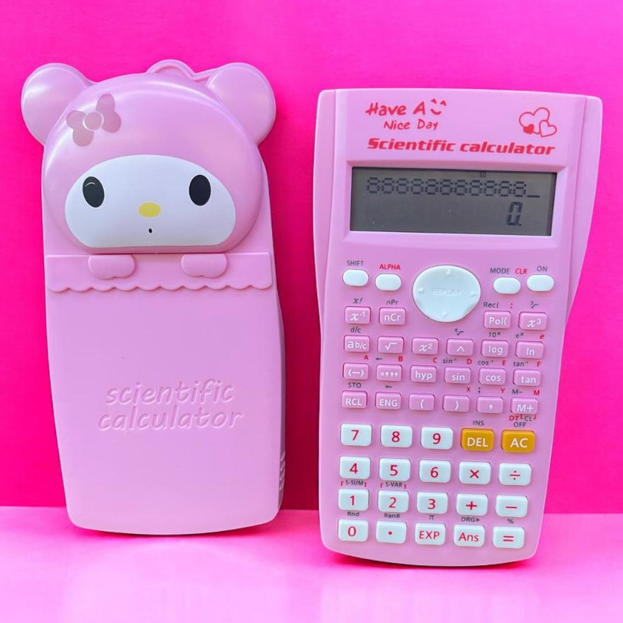 

Kalkulator Scientific Melody Kuliah ilmiah Karakter Melody Pink Muka Calculator kalku