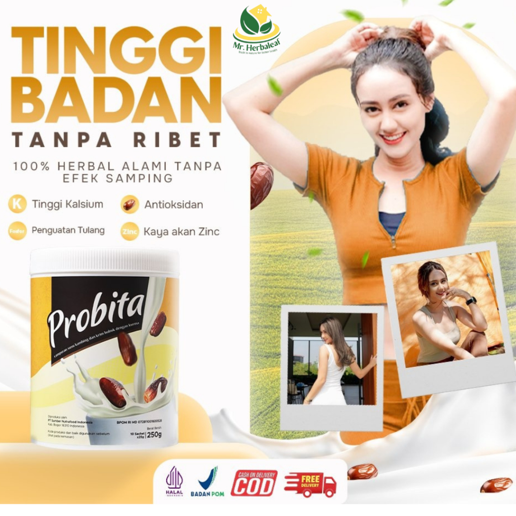 

PROBITA - SUSU KURMA PENINGGI BADAN AMPUH UNTUK REMAJA & DEWASA - AMAN BPOM HALAL