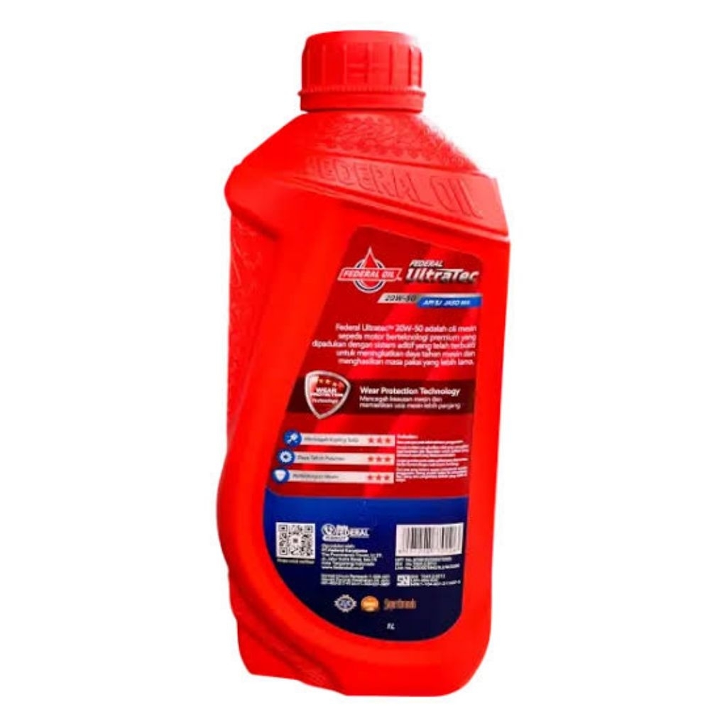 Yougz Rezeky Oli Mesin Ultratec 1000Ml Oli Federal Ultratec 1L Oli Motor Federal 1000Ml Ultratec