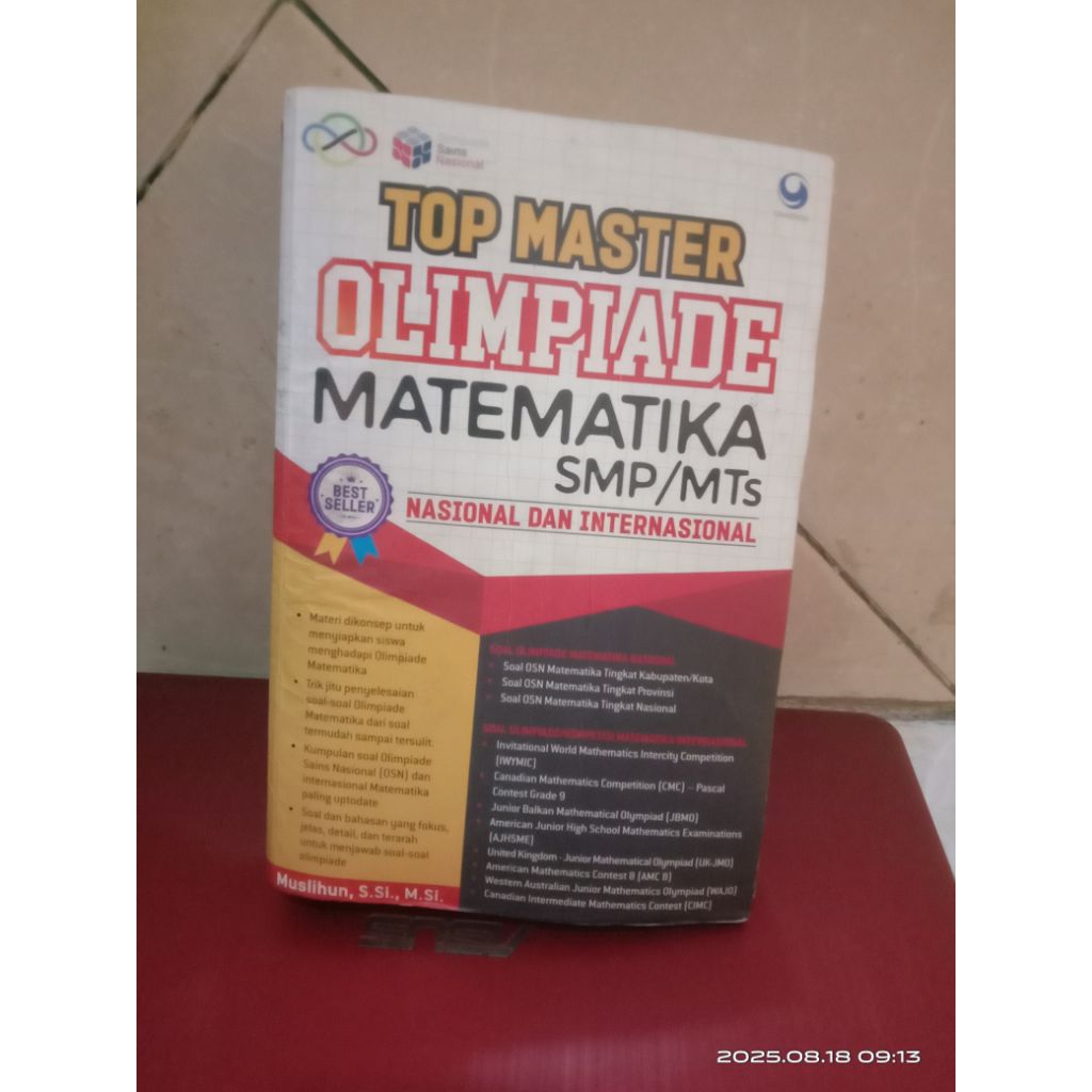 TOP MASTER OLIMPIADE MATEMATIKA SMP/MTs Nasional dan Internasional