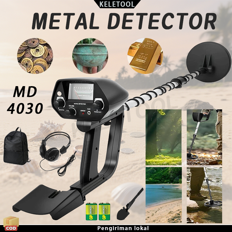 MD-4030 Logam Bawah Alat Pendeteksi Penambang Emas Sensitivitas Tinggi Metal Alat Dalam Tanah Alat P