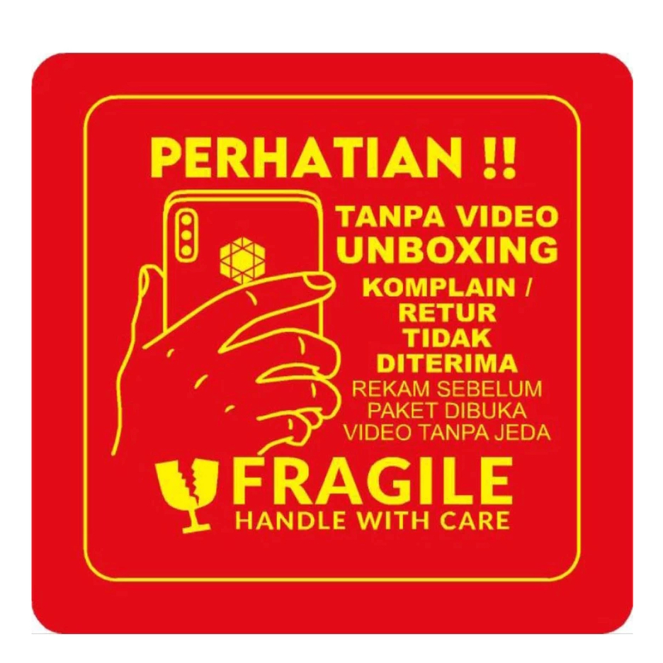 

STIKER UNBOXING CAMERA UK 5 X 4.5 CM ISI 100 PCS FW
