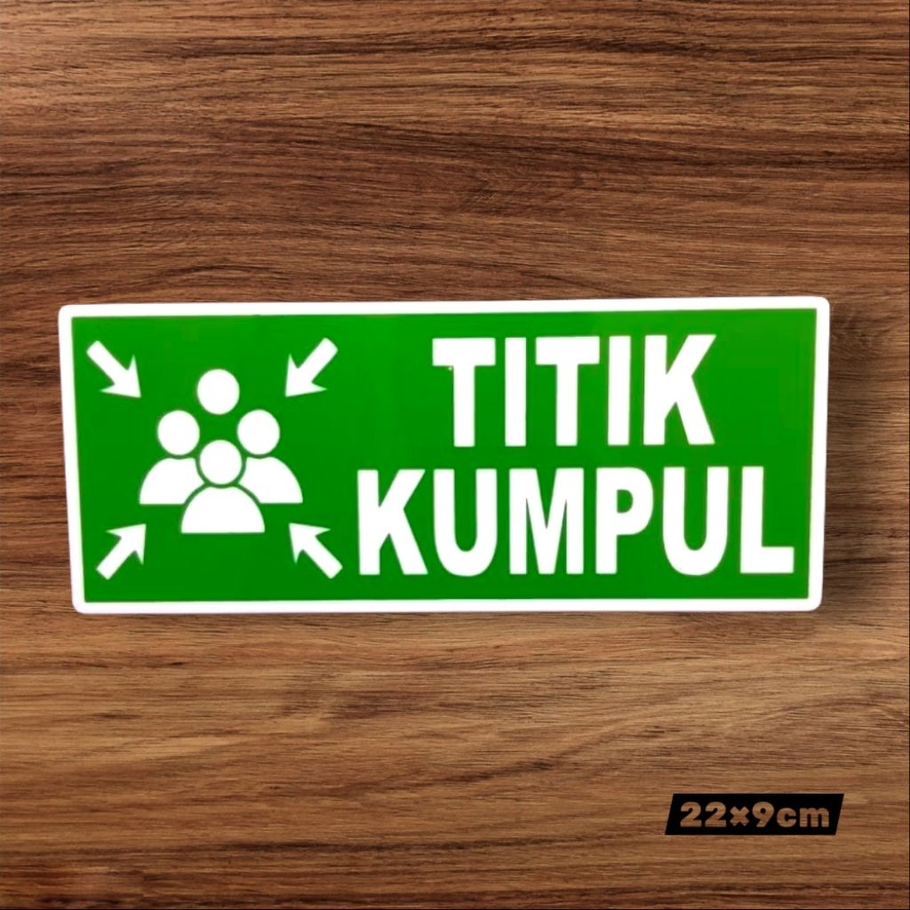 

Akrilik sign papan nama TITIK KUMPUL - full akrilik 2mm