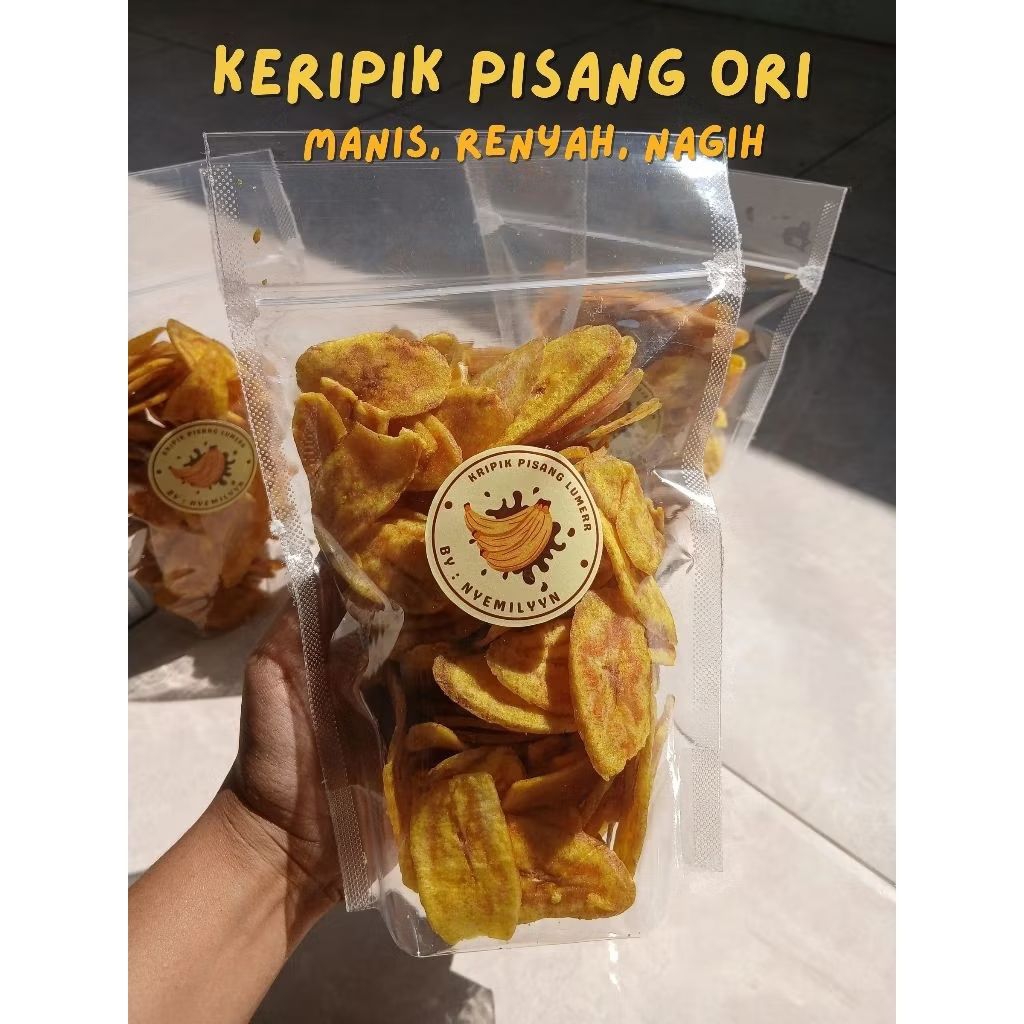 

Keripik Pisang ORI manis 200gr