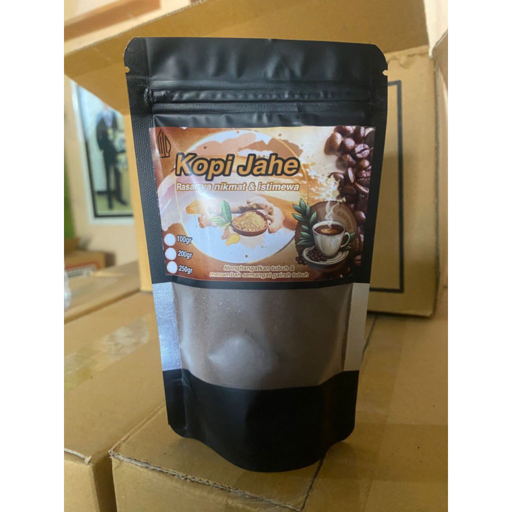 

kopi jahe 100gr. kopi murah. kopi bubuk hitam.