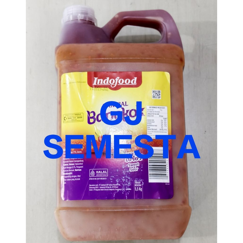 

Indofood Sambal Bangkok Galon 5,5 Kg