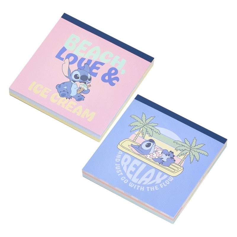 

Square Memo Pad Disney Stitch Summer Waves Notepad Note Kertas Catatan Limited Edition