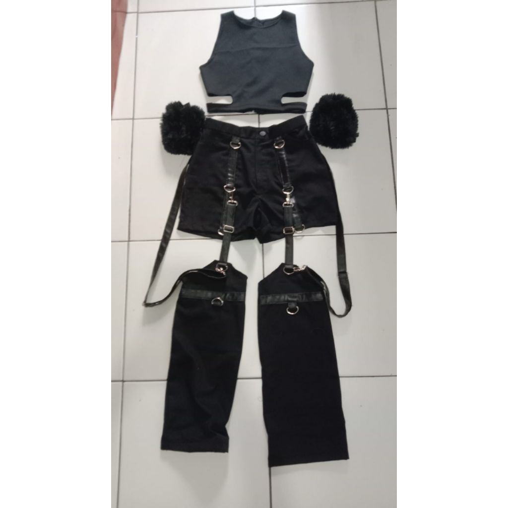 Kostum Dance Aespa Whiplash Ningning Kpop Dance Cover