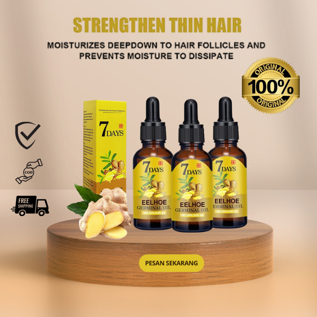 Serum Perawatan Rambut Rontok 7 Days Ginger Germinal Oil