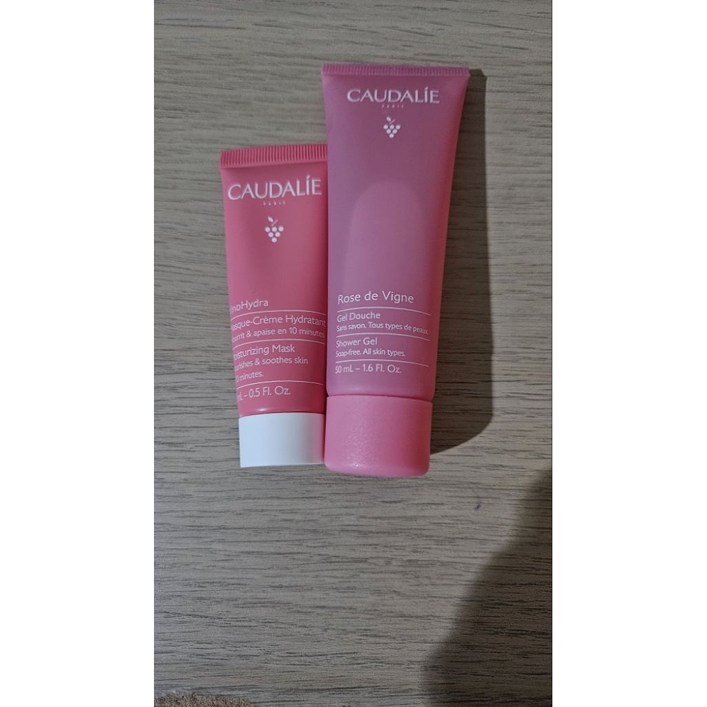 Caudalie moisturizing mask 15ml & Caudalie shower gel 50ml