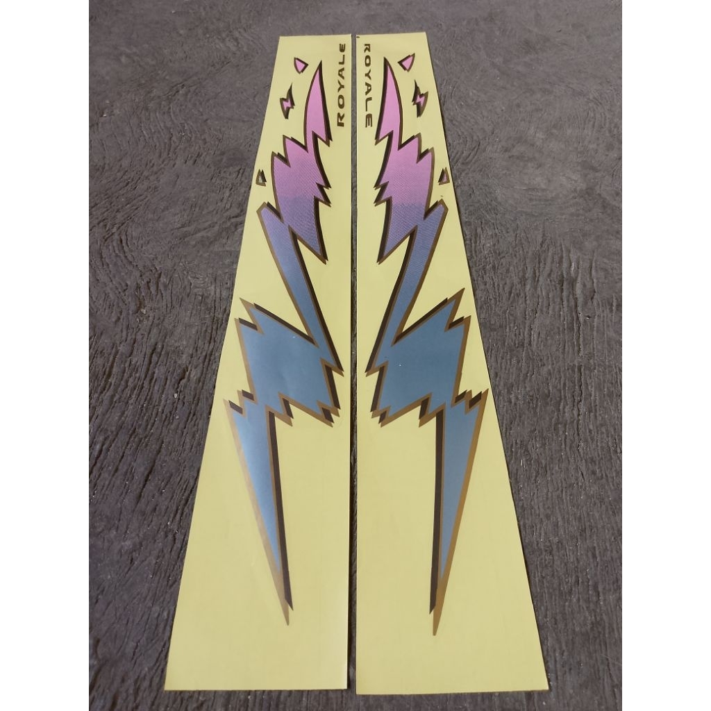 stiker body mobil tulisan isuzu panther grand royale / stiker panther isuzu panther