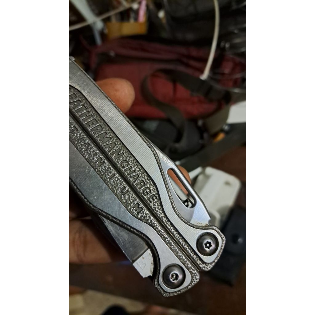 Leatherman Charge Tti old blade S30V pouch kulit batangan tanpa box