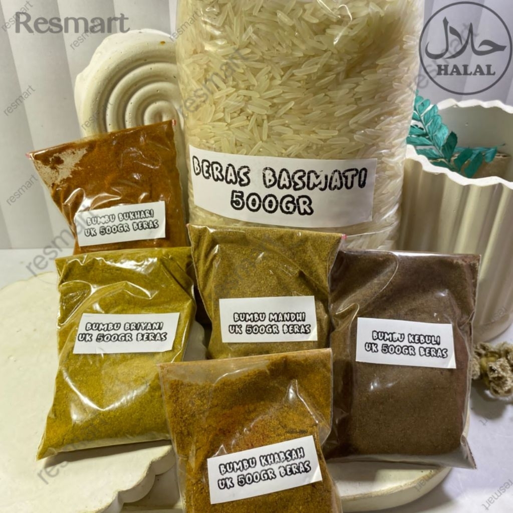 

TERHEMAT bumbu arabian food terenak dan beras basmati 500gr