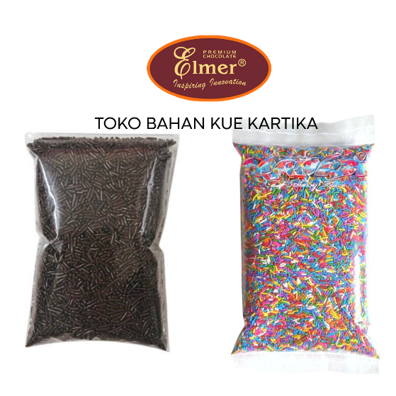 

Elmer Meses Coklat Dark Meses Warna Rainbow 250gr / 500gr / 1000gr