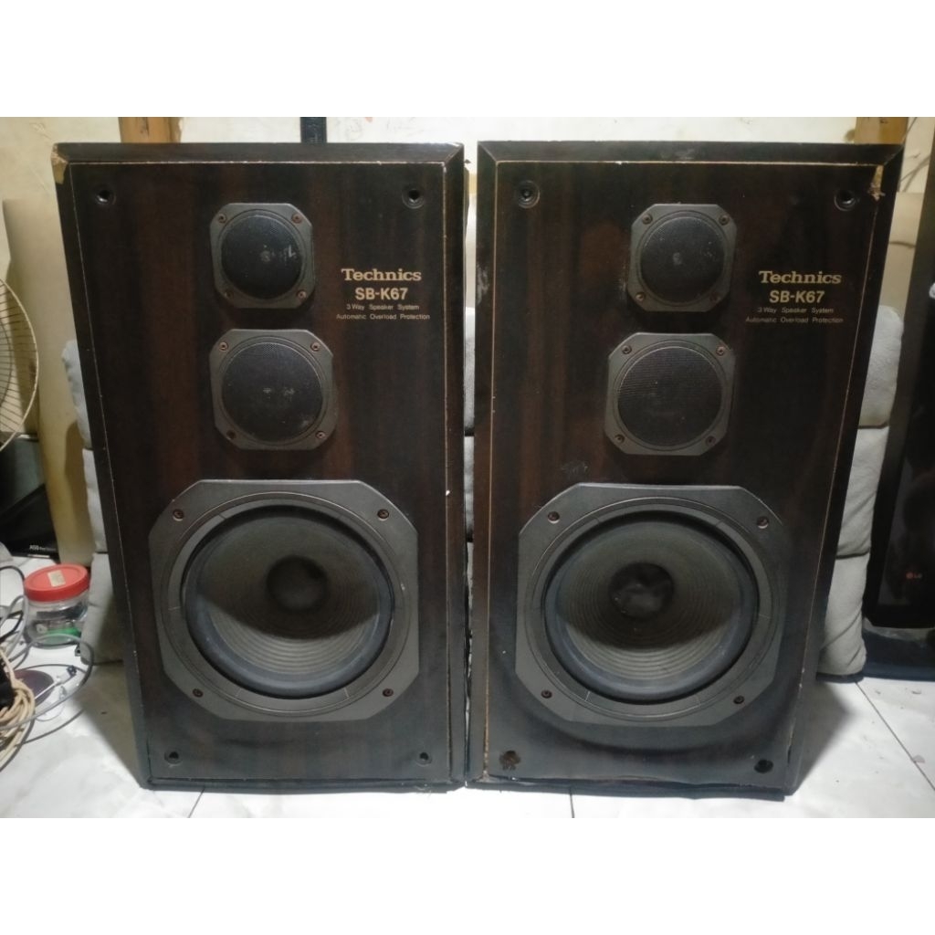 Speaker vintage technics SB-K67 bekas original minus