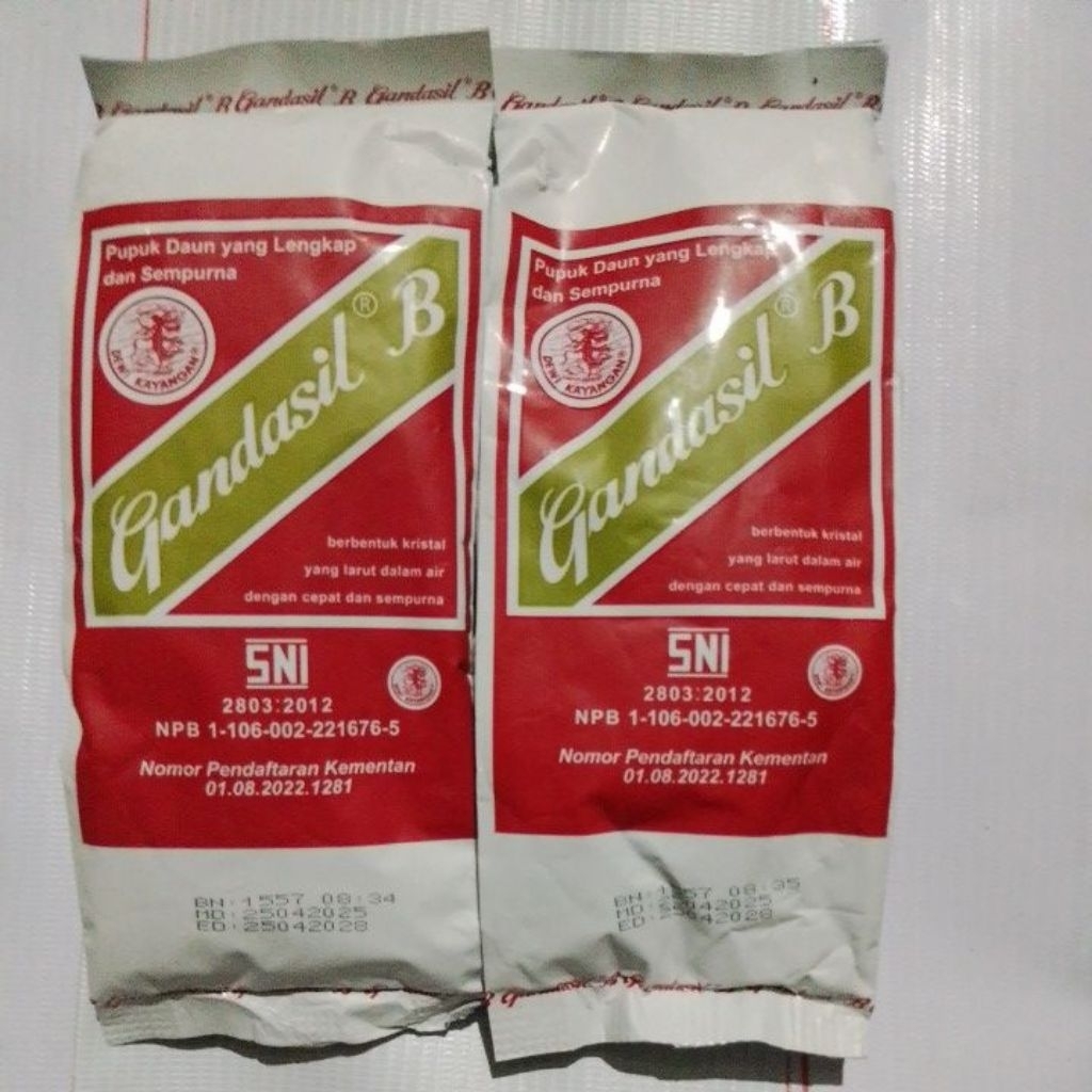 Pupuk Daun Majemuk Gandasil B - 500gram