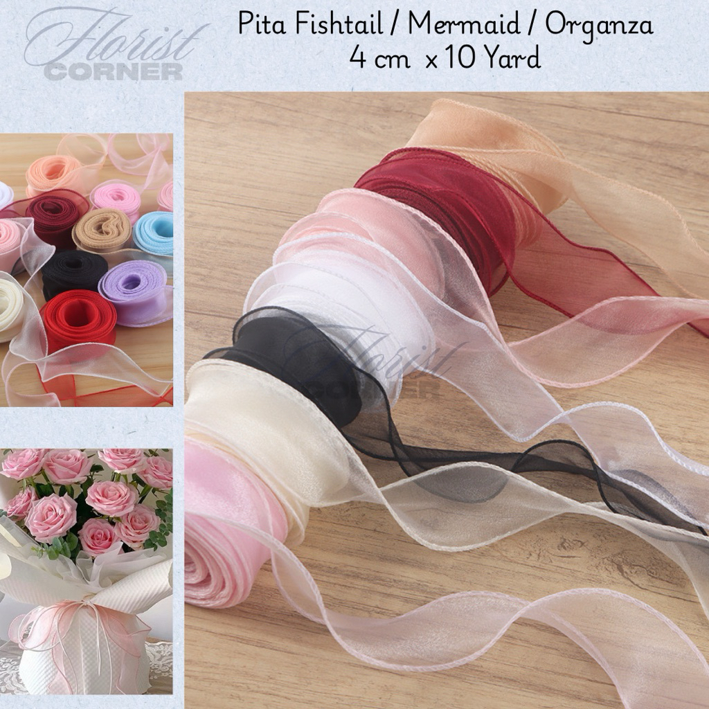 

[ Roll ] Pita Fishtail Biasa / Organza Ribbon