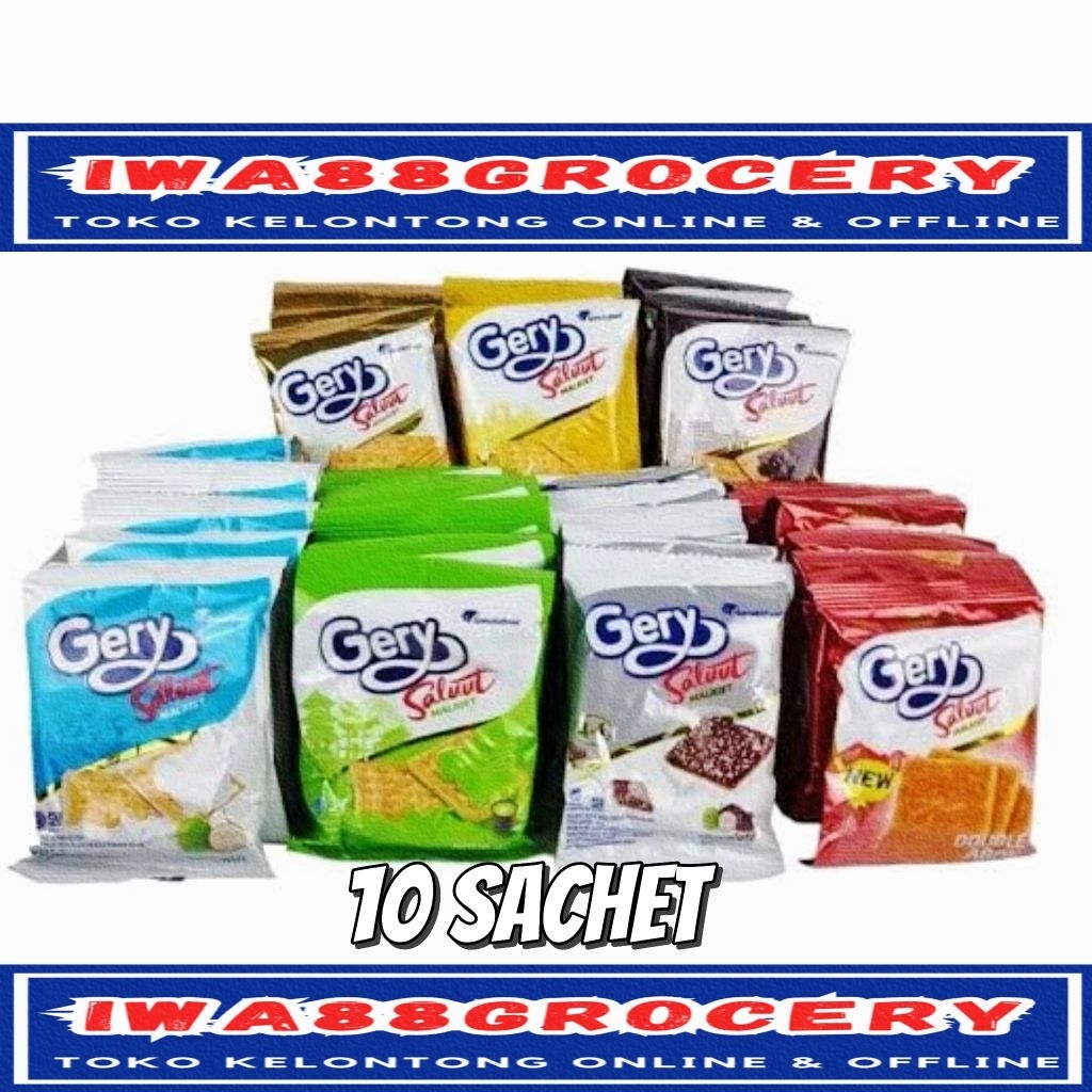

Gerry salut malkist biscuit 10 sachet