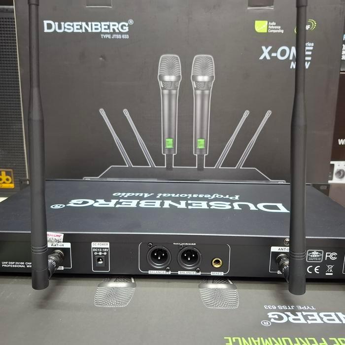MICROPHONE WIRELESS DUSENBERG X-ONE / X1 – UHF 2 MIC HANDHELD WIRELESS
