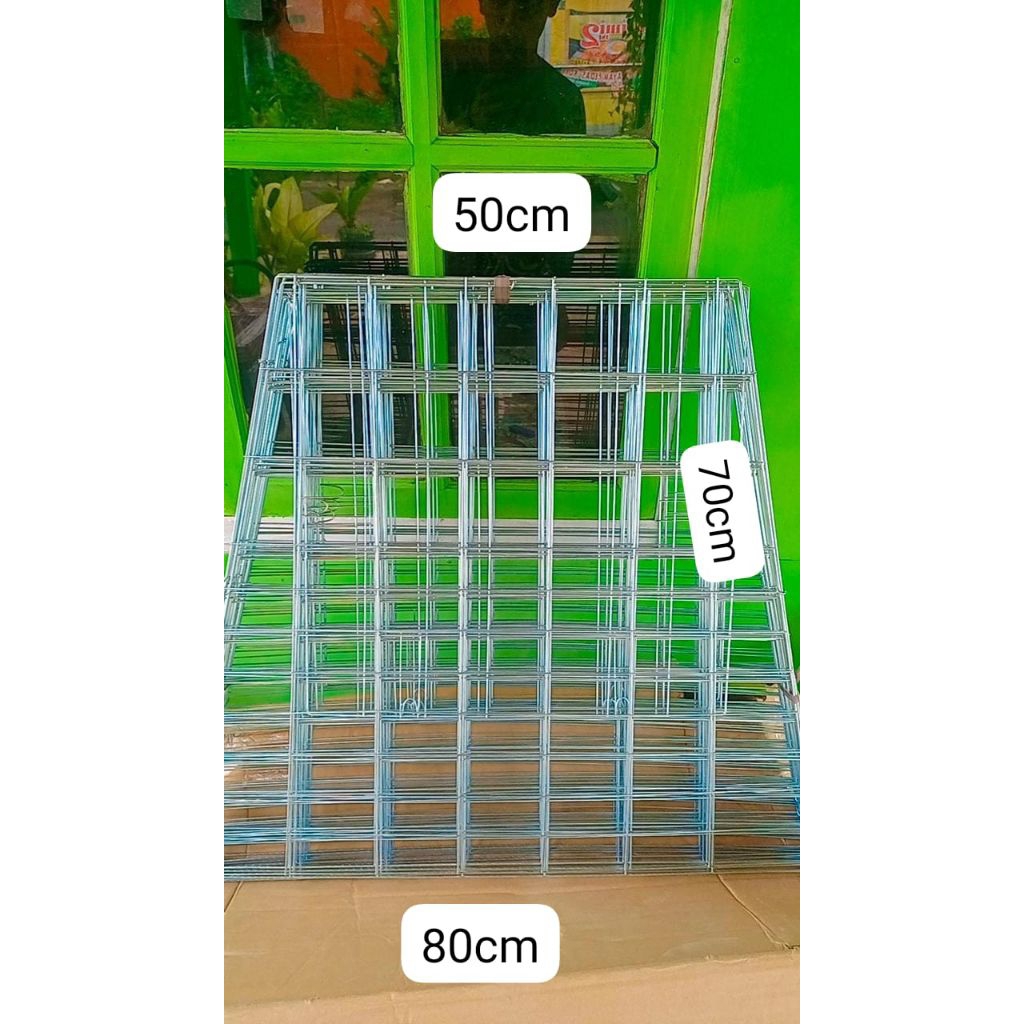 kandang umbaran galvanis uk 80×70×50