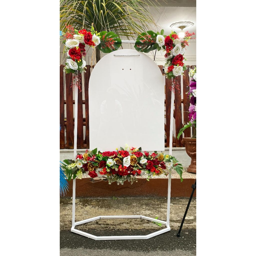 Costum akrilik 2mm Frame bingkai ucapan wisuda happy wedding model costum