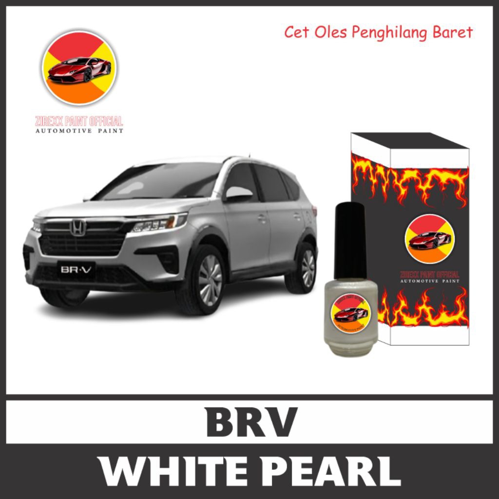 CAT OLES PENGHILANG BARET MOBIL HONDA BRV PUTIH/WHITE PEARL